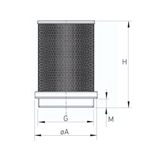 Filtr ochronny ssania IP do dmuchaw FPZ SCL