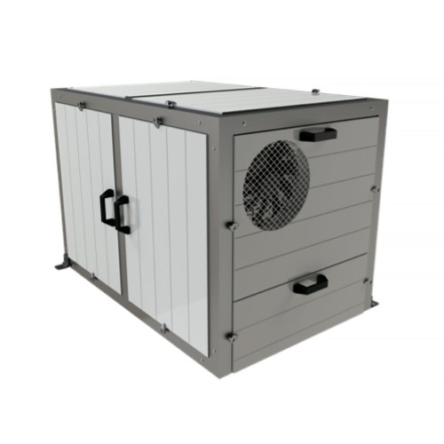 Kabina dźwiękoszczelna do dmuchawy bocznokanałowej